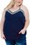 Immagine di PLUS SIZE BLUE SUN TANK TOP